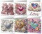 6-Pack DIY Love Diamond Art Greeting Cards – Valentines & Birthday Cards with Roses, Resin Diamonds, Tools & Envelopes for Family, Friends, Holiday Gifts